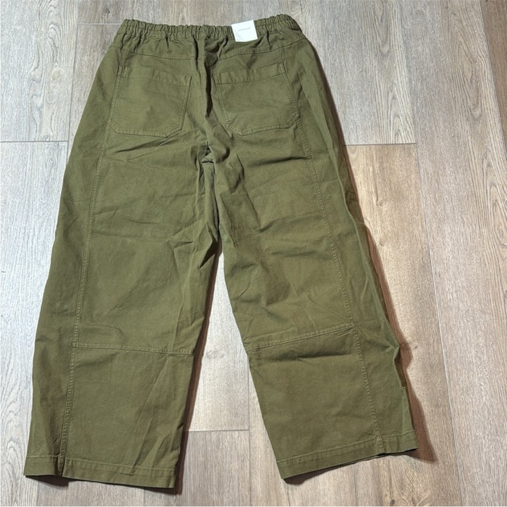 NWT! Banana Republic Olive Green Mid-Rise Relaxed Painter Pull-On Pant Multiple🩷 - Picture 6 of 6